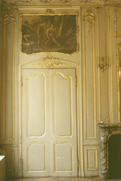 lambris de revêtement, dessus-de-porte, vue partielle (grand salon) - © Ministère de la Culture (France), Médiathèque du patrimoine et de la photographie (objets mobiliers), tous droits réservés