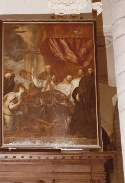 tableau : Mort de saint Waast, vue générale