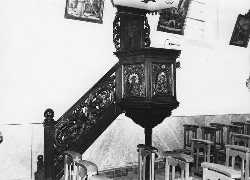 chaire à prêcher, vue partielle - © Ministère de la Culture (France), Médiathèque du patrimoine et de la photographie (objets mobiliers), tous droits réservés