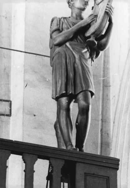 statue : ange musicien, vue partielle - © Ministère de la Culture (France), Médiathèque du patrimoine et de la photographie (objets mobiliers), tous droits réservés