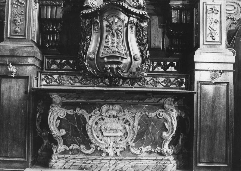 maître-autel, vue générale de l'autel