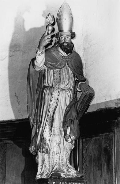 statue : Saint Augustin, vue générale - © Ministère de la Culture (France), Médiathèque du patrimoine et de la photographie (objets mobiliers), tous droits réservés