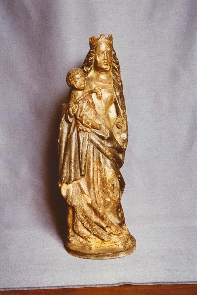 statue (statuette) : Vierge à l'Enfant, vue générale - © Ministère de la Culture (France), Médiathèque du patrimoine et de la photographie (objets mobiliers), tous droits réservés
