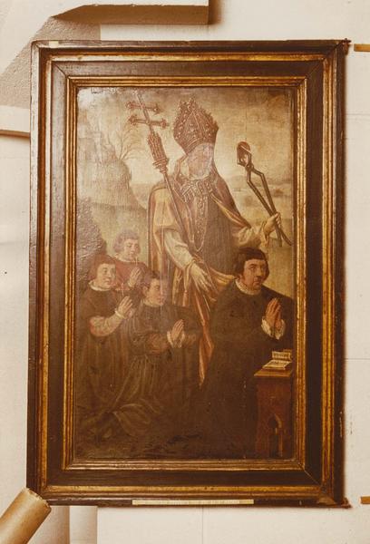 retable : Donateur présenté par saint Liévin (un), vue générale - © Ministère de la Culture (France), Médiathèque du patrimoine et de la photographie (objets mobiliers), tous droits réservés
