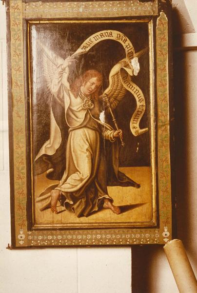 retable : ange Gabriel, vue générale - © Ministère de la Culture (France), Médiathèque du patrimoine et de la photographie (objets mobiliers), tous droits réservés