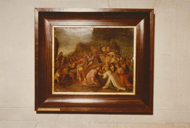 tableau : Montée au Calvaire (la), vue générale - © Ministère de la Culture (France), Médiathèque du patrimoine et de la photographie (objets mobiliers), tous droits réservés