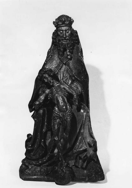 groupe sculpté : Trinité (la), vue générale - © Ministère de la Culture (France), Médiathèque du patrimoine et de la photographie (objets mobiliers), tous droits réservés