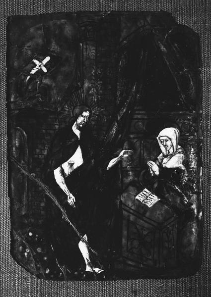 plaque décorative (?) : Apparition du Christ à une sainte femme (l'), vue générale - © Ministère de la Culture (France), Médiathèque du patrimoine et de la photographie (objets mobiliers), tous droits réservés