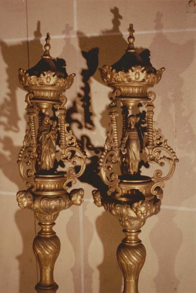 ensemble de 2 bâtons de chantre (n° 1), vue générale - © Ministère de la Culture (France), Médiathèque du patrimoine et de la photographie (objets mobiliers), tous droits réservés