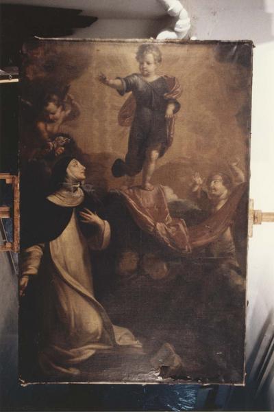 tableau : Apparition de l'Enfant Jésus à sainte rose de Lima (l'), vue générale