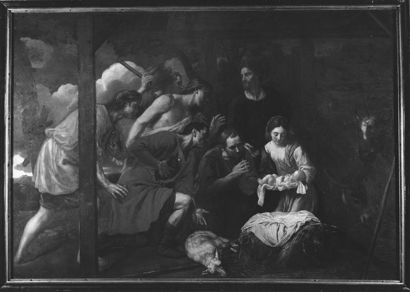 tableau : Adoration des bergers (n° 1), vue générale