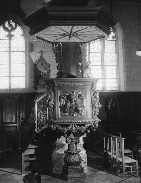 chaire à prêcher, vue générale