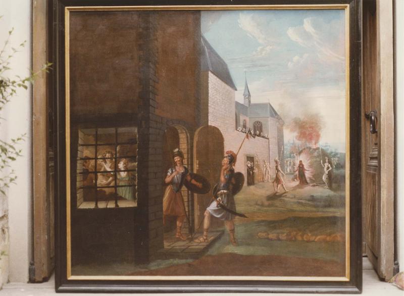 tableaux (6) : Vie de sainte Mildrède, fille du roi du Sussex (la), vue partielle - © Ministère de la Culture (France), Médiathèque du patrimoine et de la photographie (objets mobiliers), tous droits réservés
