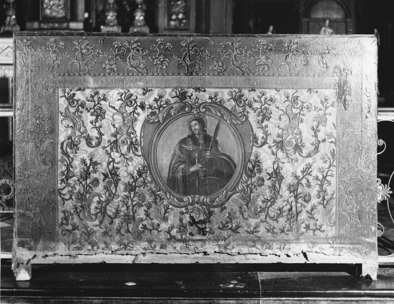 devant d'autel : sainte Catherine, vue générale - © Ministère de la Culture (France), Médiathèque du patrimoine et de la photographie (objets mobiliers), tous droits réservés