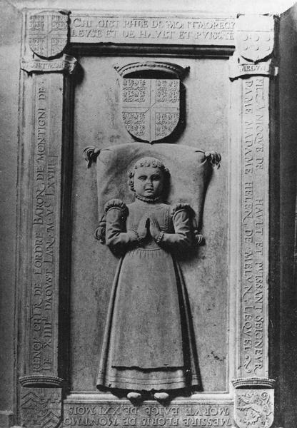 dalle funéraire de Philippe de Montmorency, mort en 1568, vue générale - © Ministère de la Culture (France), Médiathèque du patrimoine et de la photographie (objets mobiliers), tous droits réservés