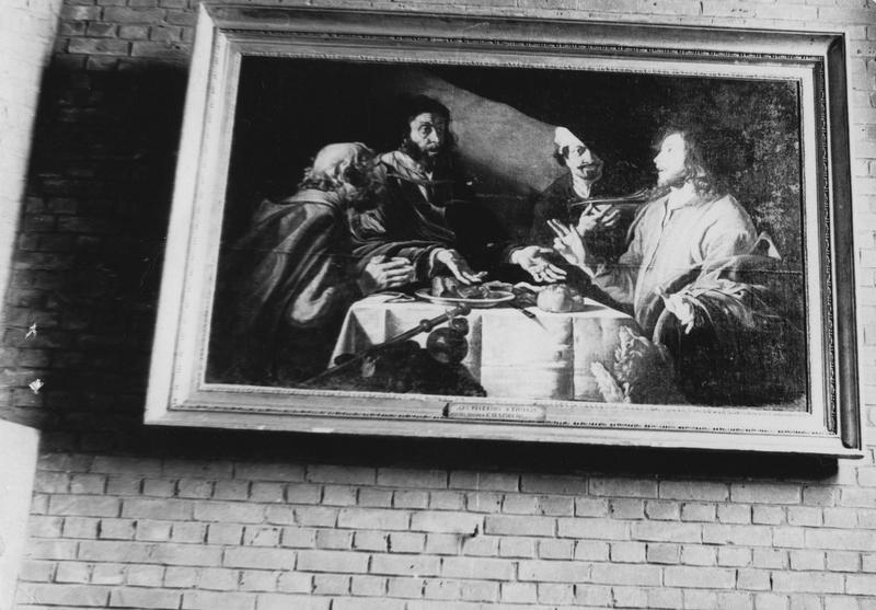 tableau : Le repas à Emmaüs, vue générale