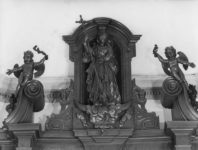 retable du maître-autel, vue partielle