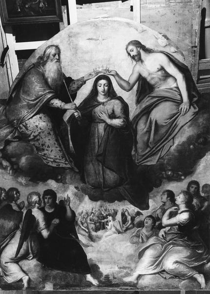 tableau : Couronnement de la Vierge (le), vue générale