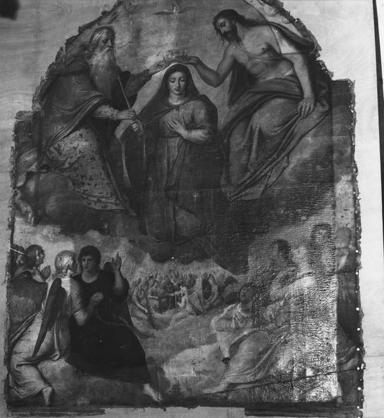 tableau : Couronnement de la Vierge (le), vue générale