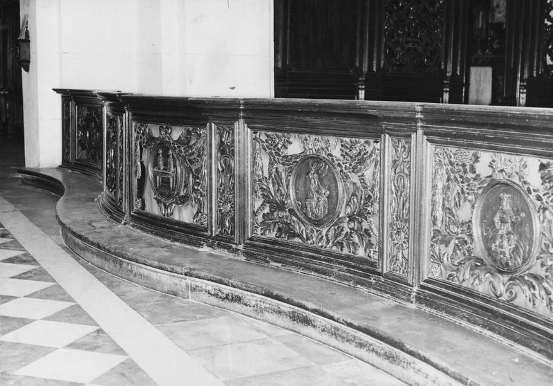 clôture de choeur (table de communion), vue générale