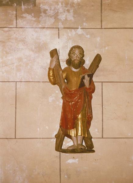 statue : Saint André, vue générale - © Ministère de la Culture (France), Médiathèque du patrimoine et de la photographie (objets mobiliers), tous droits réservés