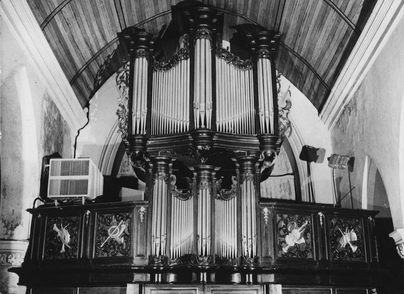 buffet d'orgue, tribune d'orgue, vue générale