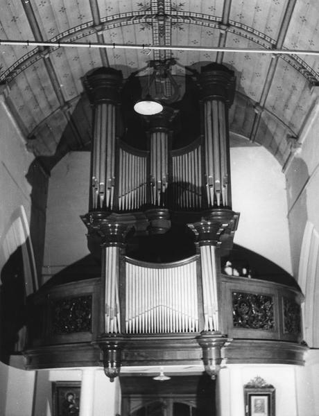 tribune d'orgue, vue générale