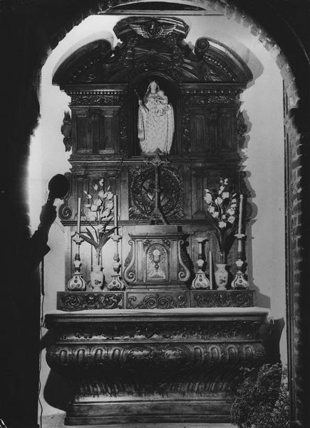 autel, tabernacle, retable de la Vierge, vue générale - © Ministère de la Culture (France), Médiathèque du patrimoine et de la photographie (objets mobiliers), tous droits réservés