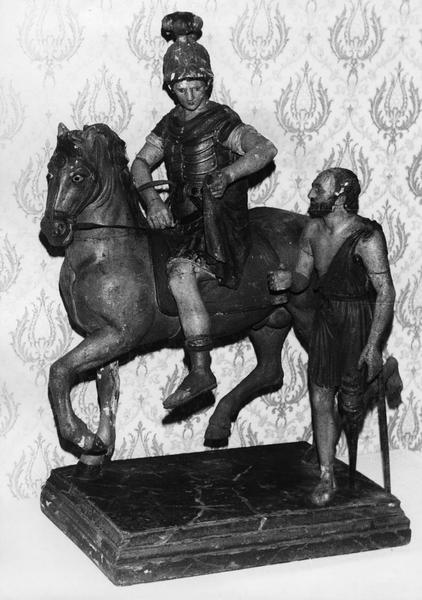 groupe sculpté : Saint Martin, vue générale - © Ministère de la Culture (France), Médiathèque du patrimoine et de la photographie (objets mobiliers), tous droits réservés
