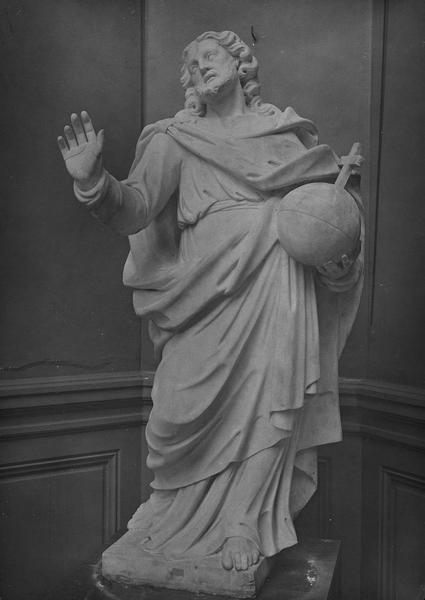 statue : Salvator mundi, vue générale - © Ministère de la Culture (France), Médiathèque du patrimoine et de la photographie (objets mobiliers), tous droits réservés