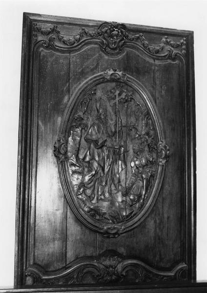 bas-reliefs (52) : Scènes de la vie de saint Augustin et de saint Norbert, détail - © Ministère de la Culture (France), Médiathèque du patrimoine et de la photographie (objets mobiliers), tous droits réservés