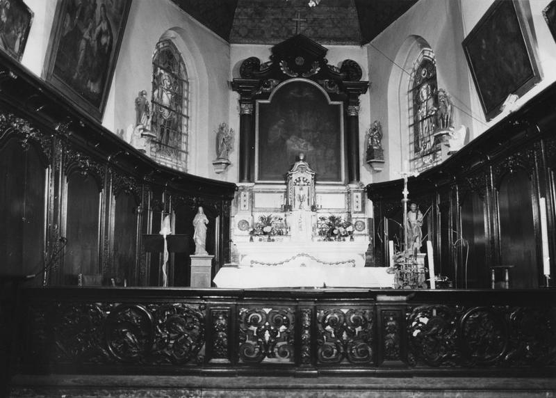 autel, tabernacle, exposition, retable : Nativité (maître-autel), vue générale - © Ministère de la Culture (France), Médiathèque du patrimoine et de la photographie (objets mobiliers), tous droits réservés