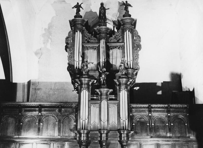 buffet d'orgue, tribune d'orgue, vue générale