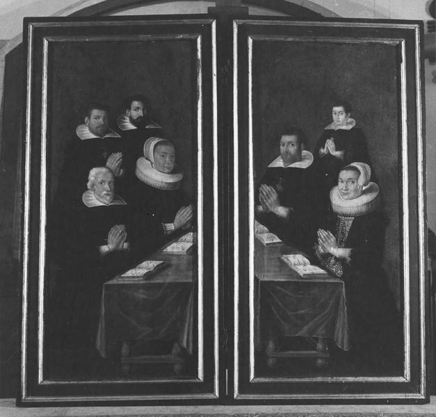 tableau (triptyque) : Annonciation (l'), vue générale