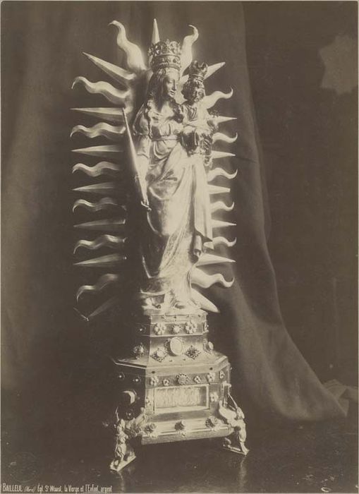 groupe sculpté (statuette) : Vierge à l'Enfant dite Notre-Dame de Foy