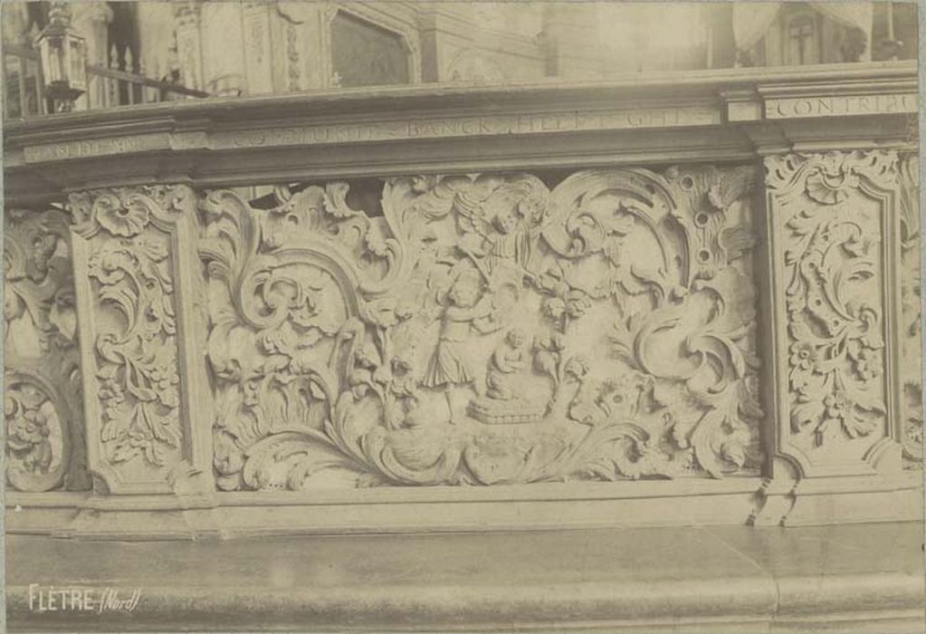 clôture de choeur (table de communion)
