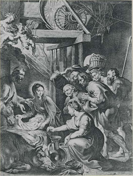 tableau : l'Adoration des bergers