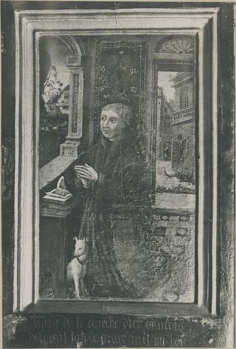 tableau (diptyque) : Saint Jean-Baptiste et donateur - © Ministère de la Culture (France), Médiathèque du patrimoine et de la photographie, diffusion GrandPalaisRmn Photo