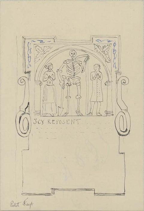 dalle funéraire d'André Gosse, mort en 1691 et de Marguerite Manesse sa femme - © Ministère de la Culture (France), Médiathèque du patrimoine et de la photographie, diffusion GrandPalaisRmn Photo