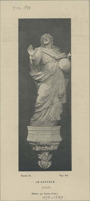 statue : Salvator mundi - © Ministère de la Culture (France), Médiathèque du patrimoine et de la photographie, diffusion GrandPalaisRmn Photo