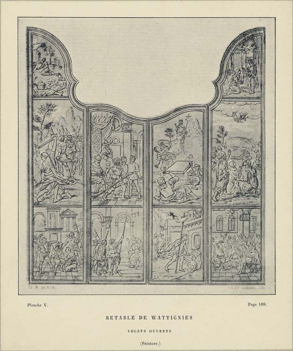 retable : Scènes de la Passion du Christ