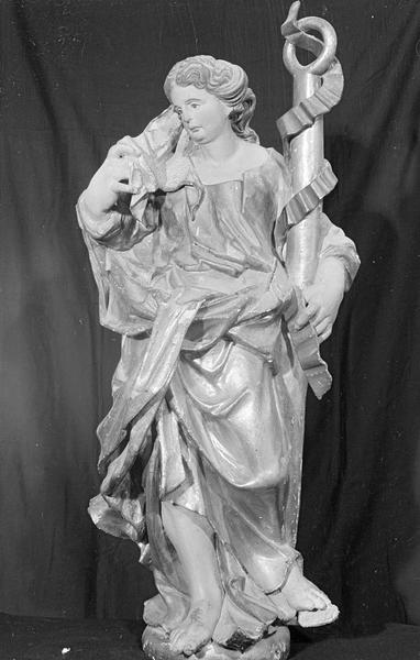 Retable du choeur : premier registre, statue (isolée) représentant l'Espérance