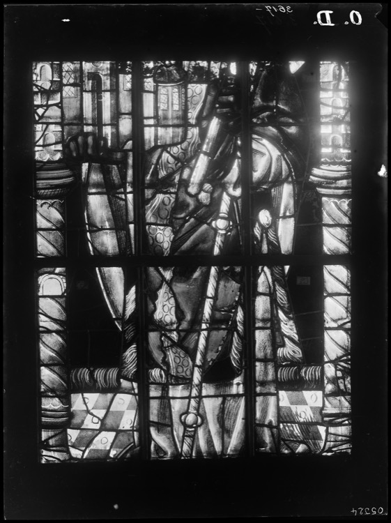 Vitraux du bras nord du transept, côté est, fenêtre nord [Baie 209]