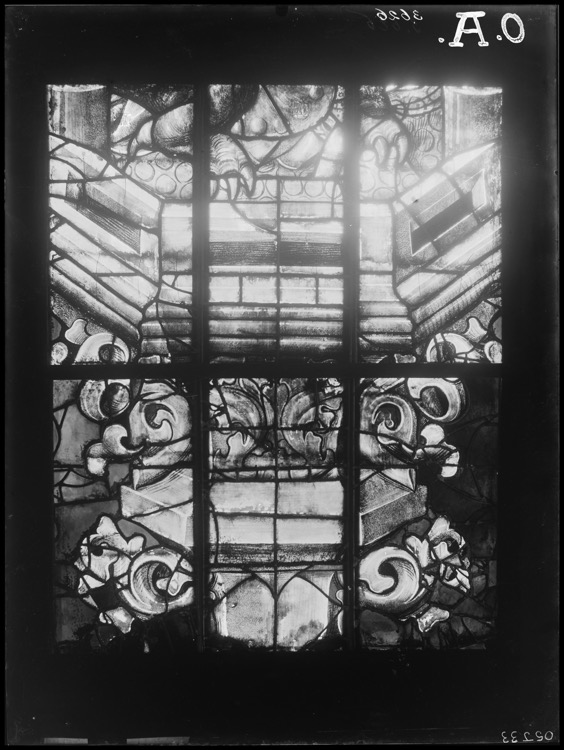 Vitraux du bras nord du transept, côté est, fenêtre nord [Baie 209]
