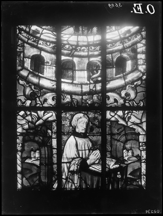 Vitraux du bras nord du transept, côté est, fenêtre sud [Baie 207]