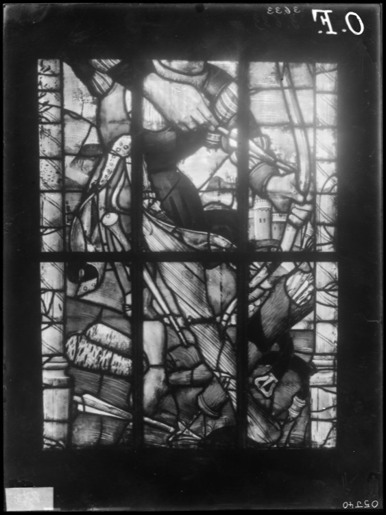 Vitraux du bras nord du transept, côté est, fenêtre sud [Baie 207]