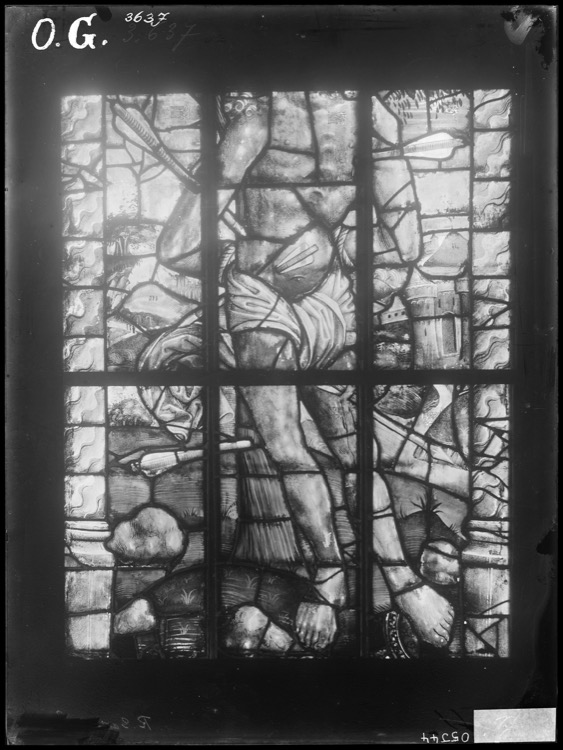 Vitraux du bras nord du transept, côté est, fenêtre sud [Baie 207]