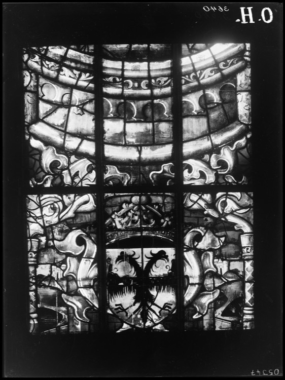 Vitraux du bras nord du transept, côté est, fenêtre sud [Baie 207]