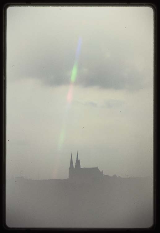 Vue générale dans la brume