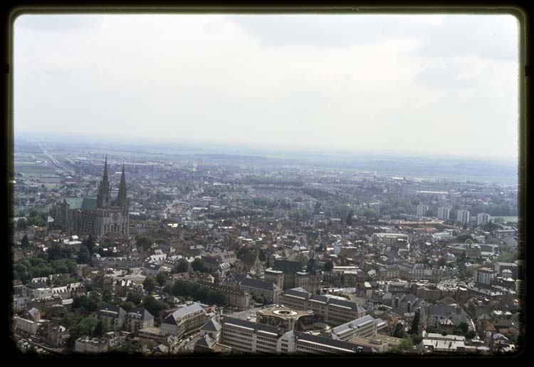 Vue aérienne de la ville